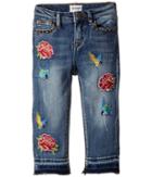 Hudson Kids - Freebird Girlfriend Ankle Jeans W/ Embroidery Patches And Studs In Hippie Heaven
