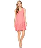 Mod-o-doc - Classic Jersey Embroidered Panel Tank Dress