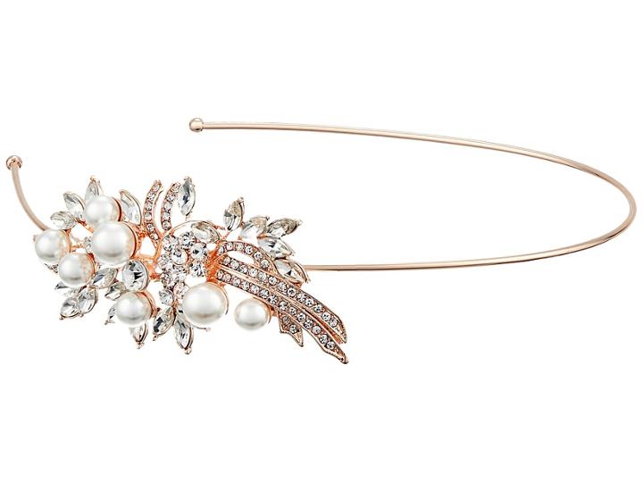 Nina - Cai Pearl/crystal Side Headband