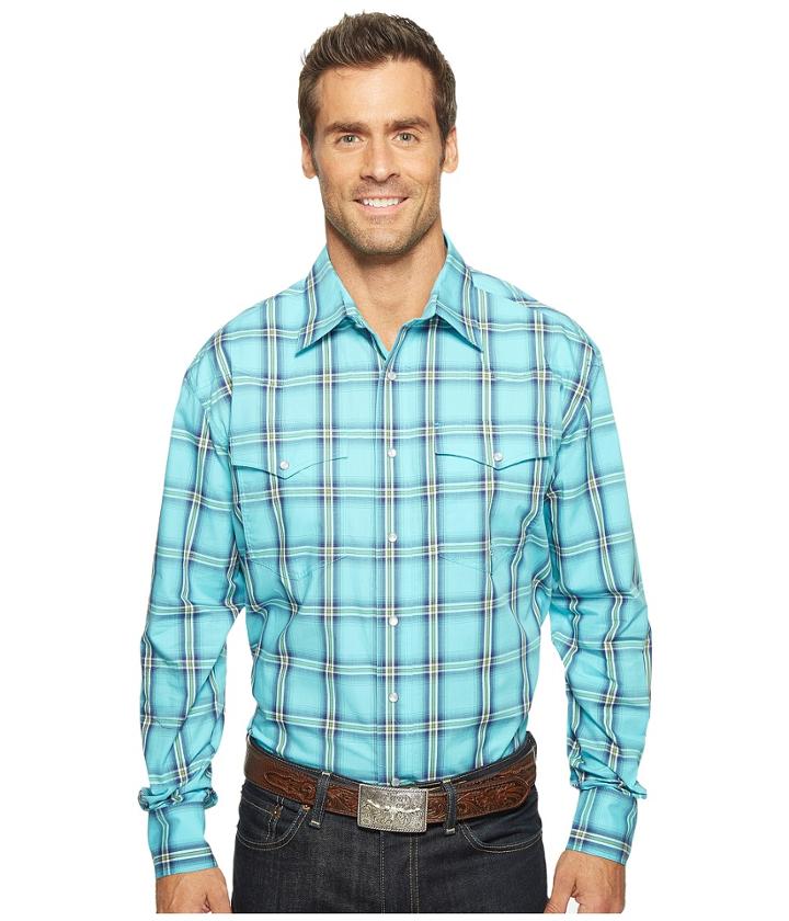 Roper - 0831 Sea Ombre Plaid Snap