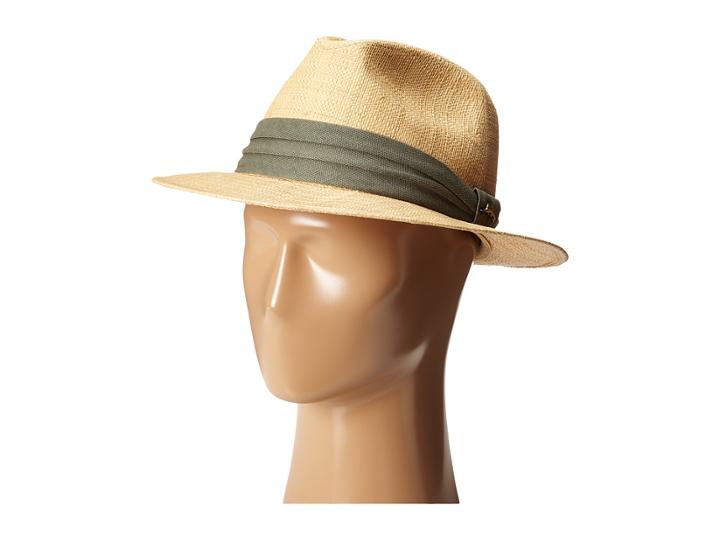 Tommy Bahama - Matte Raffia Safari With 3 Pleat Cotton Band