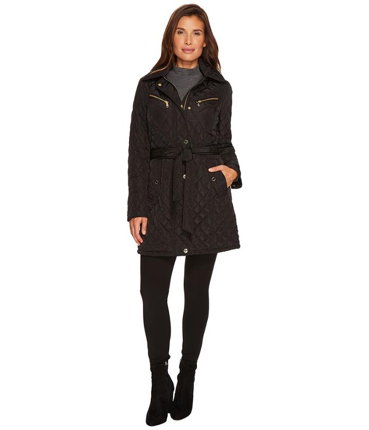 Michael Michael Kors - Belted Quilt With Hood M421257cz