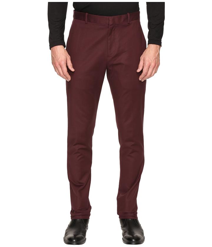 Perry Ellis - Slim Fit Stretch Solid Sateen Dress Pants
