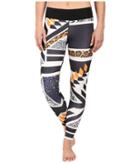 Adidas - Workout Mid-rise Long Tights - Around The World Prints
