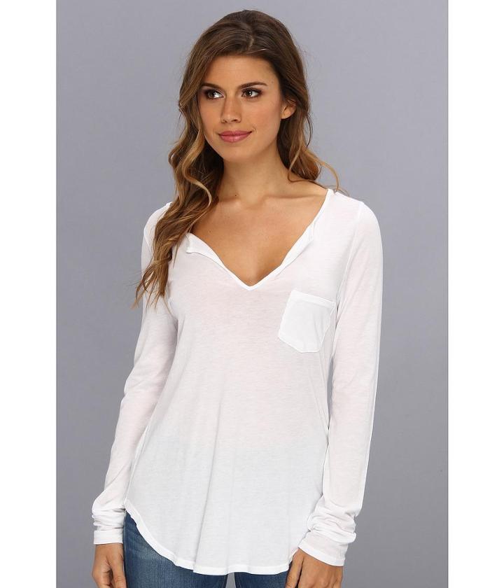 Lamade L/s Open Henley Tee