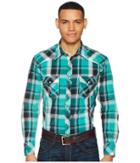 Rock And Roll Cowboy - Plaid Long Sleeve Snap B2s5709