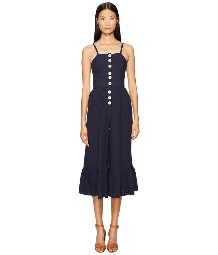 See By Chloe - Seersucker Jumpsuit