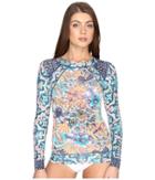 Maaji - Poolside Floral Rashguard Cover-up