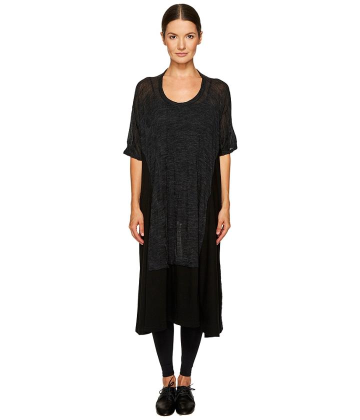 Y's By Yohji Yamamoto - Short Sleeve High-low Dress