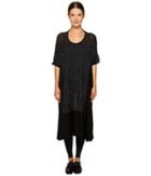 Y's By Yohji Yamamoto - Short Sleeve High-low Dress