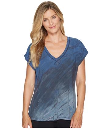 Hard Tail - Slouchy V-neck Short Sleeve Tee