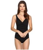 Jantzen - Signature Pin-tucked Surplice One-piece