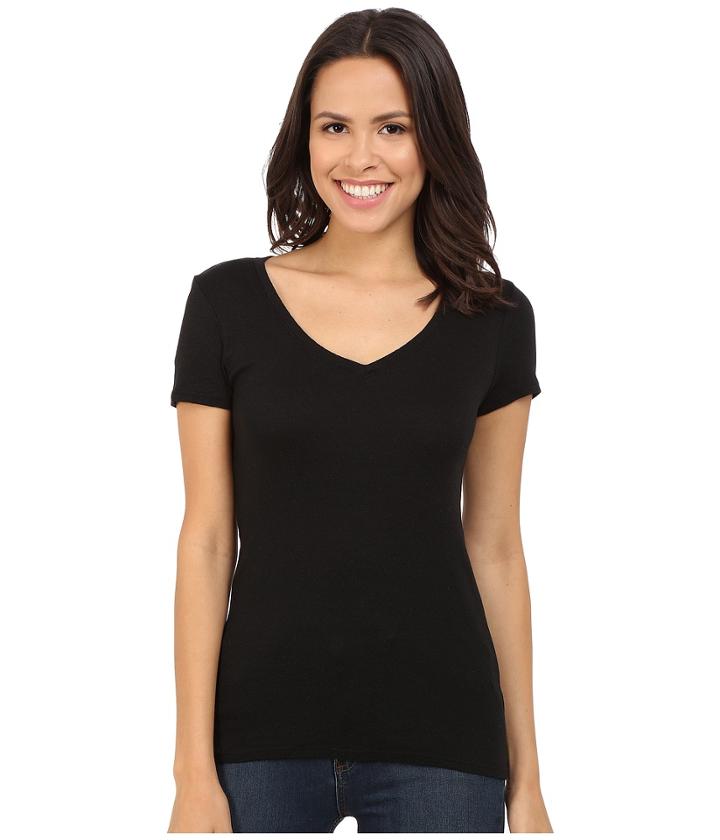 Michael Stars - Shine Short Sleeve Vee Neck