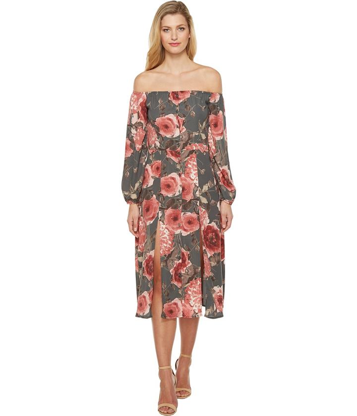 Brigitte Bailey - Petra Off The Shoulder Midi Dress