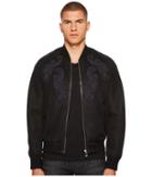 Versace Collection - Baroque Detailed Mesh Bomber Jacket