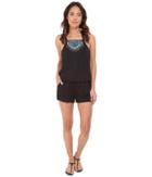 Nanette Lepore - Mantra Embroidery Romper Cover-up