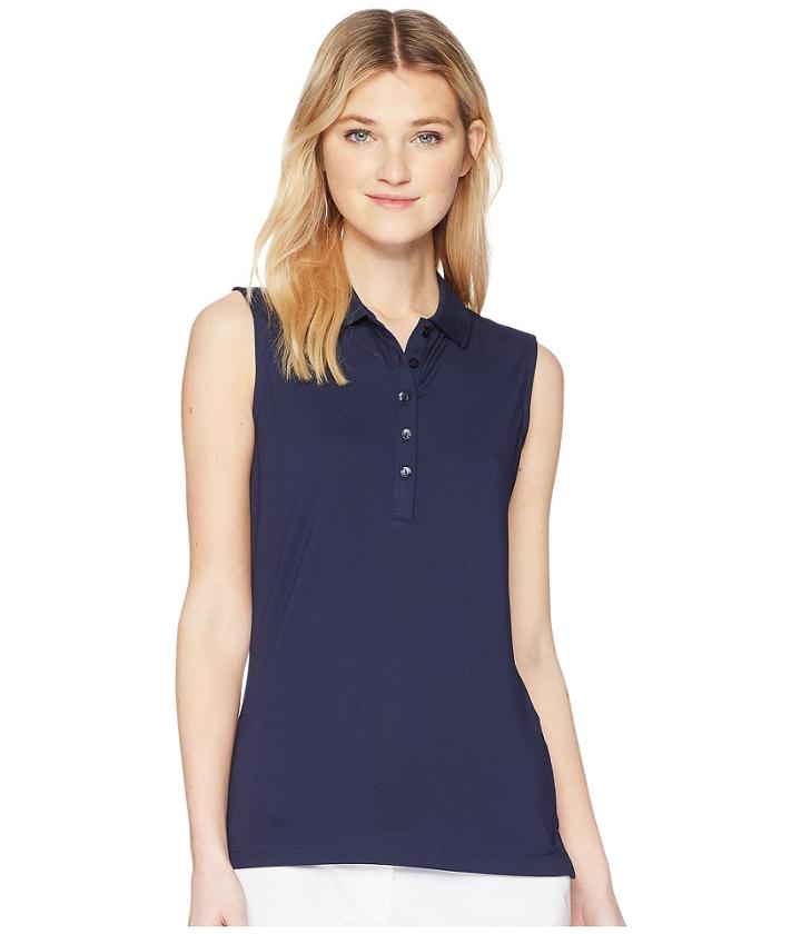 Callaway - Opti-dri Micro-hex Sleeveless Polo