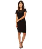 Calvin Klein - Short Sleeve Pin Tuck Dress Cd6a1q8c
