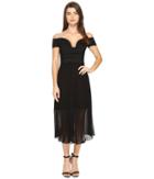Nicole Miller - Solstice Cotton Metal Combo Party Dress