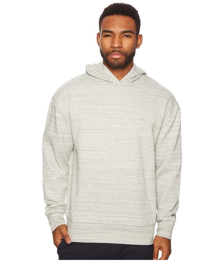 Original Penguin - Long Sleeve Drop Shoulder Popover Hoodie