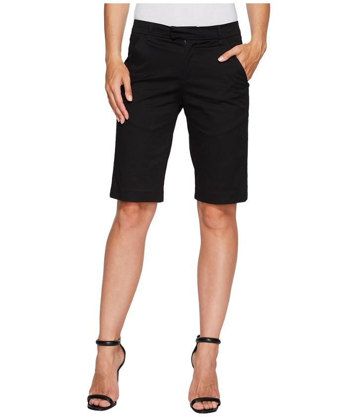 Ivanka Trump - Stretch Cotton Bermuda Shorts In Black