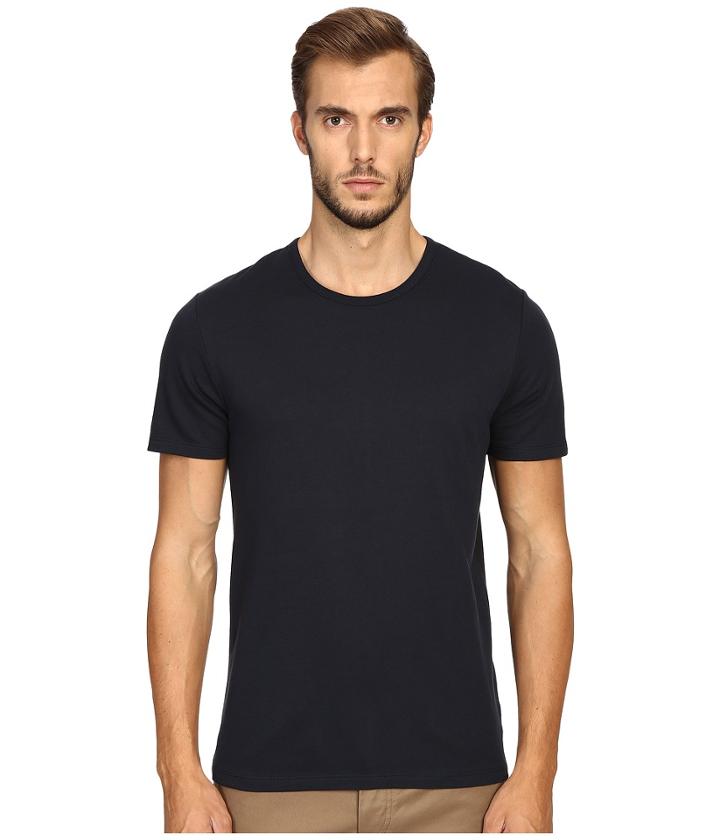 Vince - Pima Modal Color Block Short Sleeve Crew