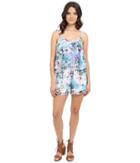 Jack By Bb Dakota - Aerona Floral Haze Printed Crinkle Chiffon Romper