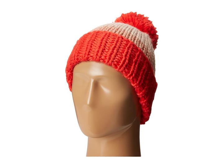 Kate Spade New York - Chunky Knit Color Block Beanie