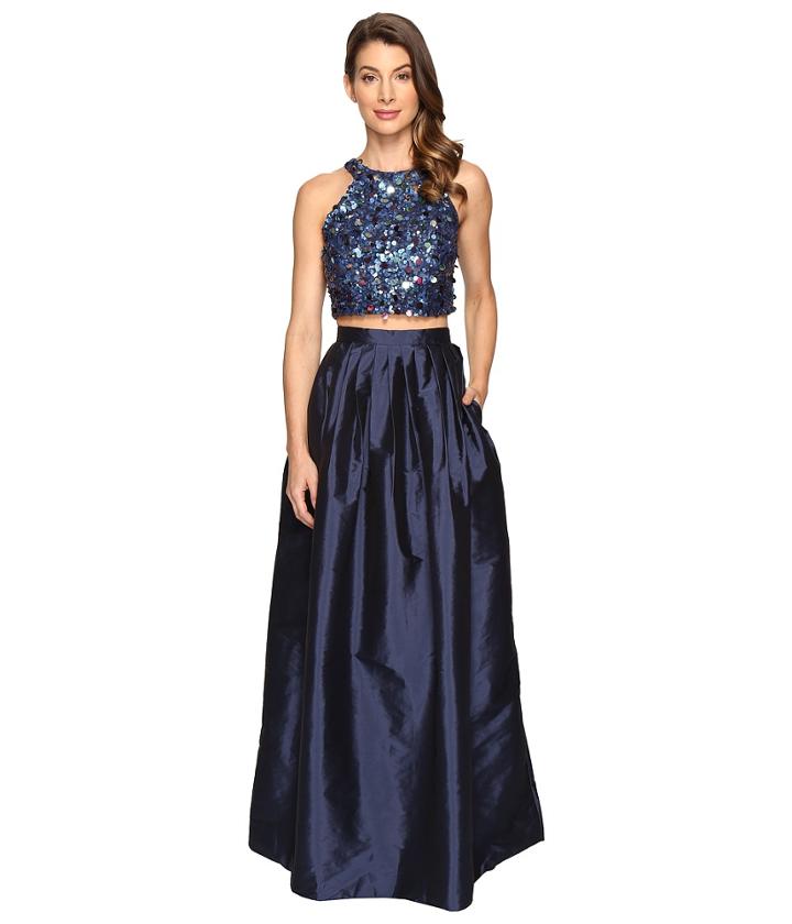 Adrianna Papell - Beaded Crop Dress