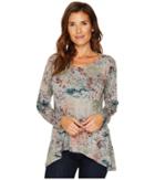 Nally &amp; Millie - Printed High-low Tunic