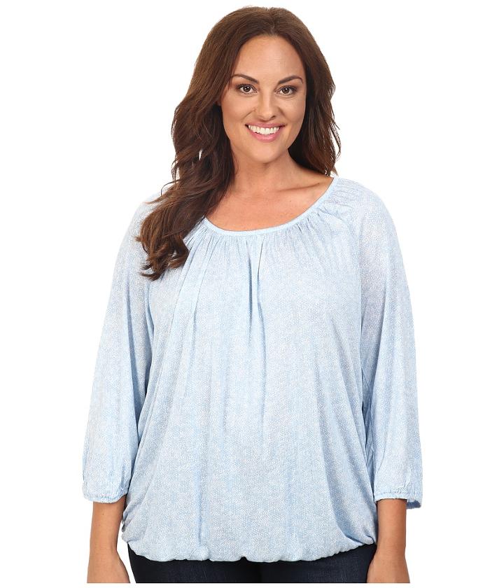 Michael Michael Kors - Plus Size Greer Tweed Peasant Top