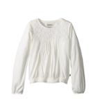 Lucky Brand Kids - Peasant Blouse With Crochet