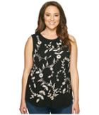 Lucky Brand - Plus Size Embroidered Tank Top