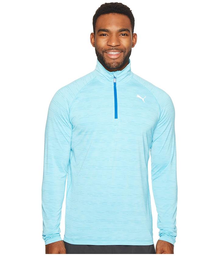Puma - Core-run Long Sleeve 1/2 Zip Tee