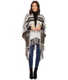 Collection Xiix - Striped Tassel Ruana