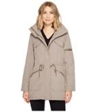 Vince Camuto - Lightweight Parka With Drawstring Waist And Hem