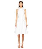 Zac Posen - Bonded Cotton Sleeveless Shirtdress