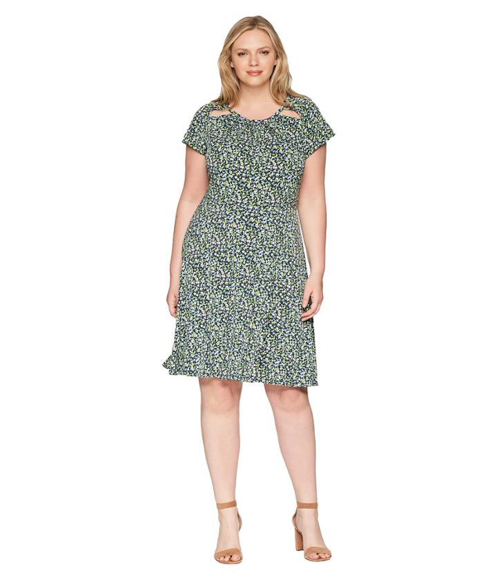 Michael Michael Kors - Plus Size Tiny Wildflower Dress