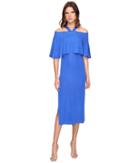 Yigal Azrou  L - Cold Shoulder Matte Jersey Dress