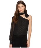 1.state - One Shoulder Blouse With Tie Neck