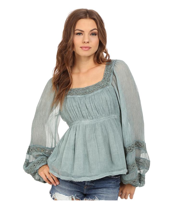Free People - Moonchaser Peasant Top