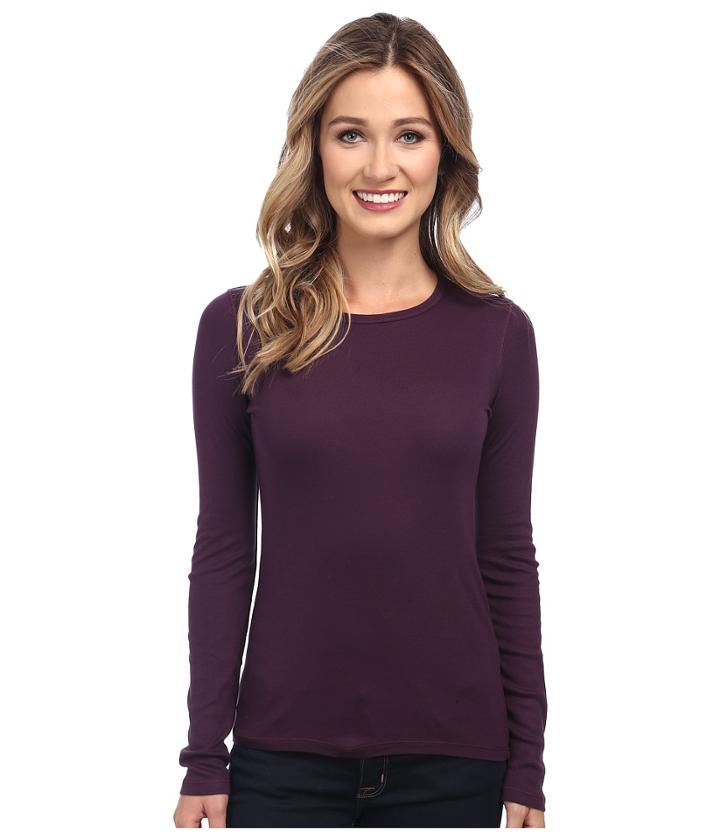 Splendid - 1x1 Rib L/s Crew Neck Tee