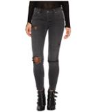 Free People - Fishnet Skinny In Black