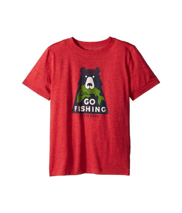 Life Is Good Kids - Let's Go Fishing Cool Tee