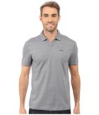 Calvin Klein - End On End Stripe Johnny Collar Polo
