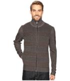 Perry Ellis - Textured Full Zip Sweater