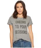 The Original Retro Brand - Cheers To Pour Decisions Slub T-shirt