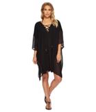 Tommy Bahama - Cotton Modal Lace-up Tunic Cover-up