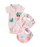 Little Marc Jacobs - Set Of Jersey Bodysuit And Bibs