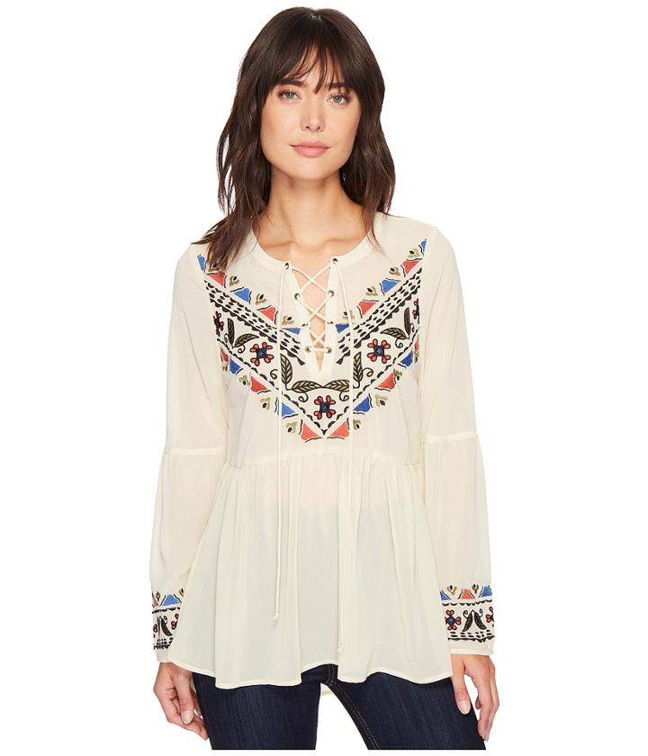 Roper - 1304 Georgette Peasant Blouse